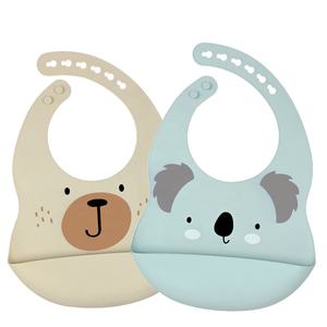 ผ้ากันเปื้อนเด็กกันน้ำลาย ลายสัตว์ ราคาโรงงาน ผลิตจากซิลิโคน BPA Free ผ้ากันเปื้อนสำหรับป้อนอาหารเด็ก - Product Image 1