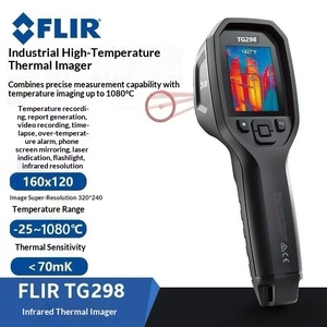 กล้องถ่ายภาพความร้อนอินฟราเรด FLIR TG268/TG298 ของสหรัฐอเมริกา เครื่องวัดอุณหภูมิอุตสาหกรรมสำหรับอุณหภูมิสูง  สำหรับงานไฟฟ้า ผลิตในจีน - Product Image 2