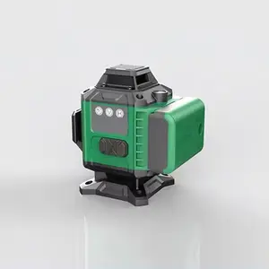 360 Tự động san lấp mặt bằng màu xanh lá cây 4D laser cấp Nhà máy 12 dòng pin ROTARY laser cấp