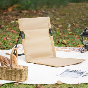 كرسي حديث قابل للتخصيص من الألومنيوم مسند ظهر خشبي محمول للحديقة والتخييم في الهواء الطلق كرسي فاخر للصيد في الحديقة - Product Image 1