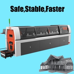 Kim loại vách thạch cao đinh tán theo dõi cuộn tạo thành máy đo ánh sáng thép khung máy ánh sáng Keel thép xà gồ tạo thành máy - Product Image 4