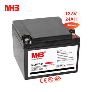 Batteria Ricaricabile MHB LiFePO4 per Accumulo Energia Solare Domestica e Carrelli da Golf, 12.8V, Batteria agli Ioni di Litio Fosfato 12V 24Ah - Product Image 1