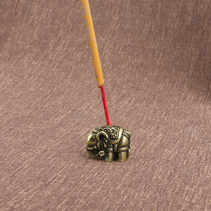 Becora ที่ใส่ธูปรูปปั้นช้างโบราณสำหรับโยคะห้องสปาสำนักงานที่บ้าน - Product Image 2