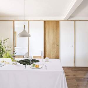 Mantel Rectangular Blanco de Poliéster de 60x102 Pulgadas para Fiestas y Bodas, Mantel para Eventos al por Mayor - Product Image 3