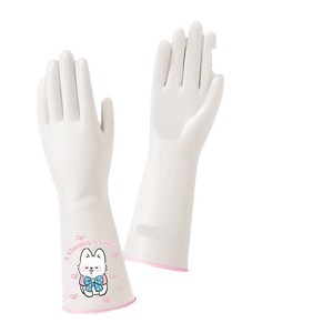 Gants de ménage en nitrile 33 cm, épaissis, imperméables, pour le nettoyage de la cuisine et la vaisselle, avec doublure en polaire - Product Image 5