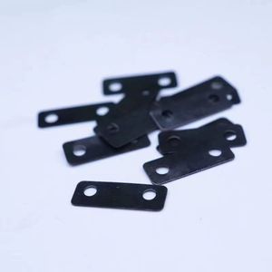<b>Black</b> Straight Connector Aluminum Alloy Flat Corner <b>Bracket</b> For Furniture Fastening Durable Connectors <b>Shelf</b> Supports - Product Image 2