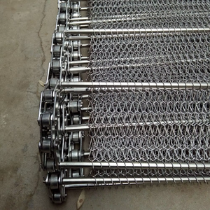 Kualitas tinggi rantai baja tahan karat Tautan Spiral kawat konveyor sabuk jala kualitas makanan produsen Las polos pemotongan termasuk - Product Image 4