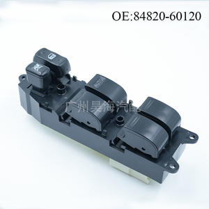 Interrupteurs de lève-vitre pour Toyota Land Cruiser conduite à droite, années 1998-2002, matériau ABS, neuf et d'occasion, 84820-60120 applicable - Product Image 2