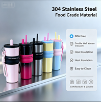 Mug à café 20oz en acier inoxydable 304, isolé sous vide, pour voyage et bureau, logo personnalisé, vente en gros