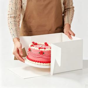 Cajas de Cartón Cuadradas Blancas YZ para Pasteles, Cajas de Dulces para Empacar Sets de Pasteles Dulces, Ideales para Regalos de Panadería, Paquetes de Regalo, Empaque de Pasteles para Fiestas - Product Image 6