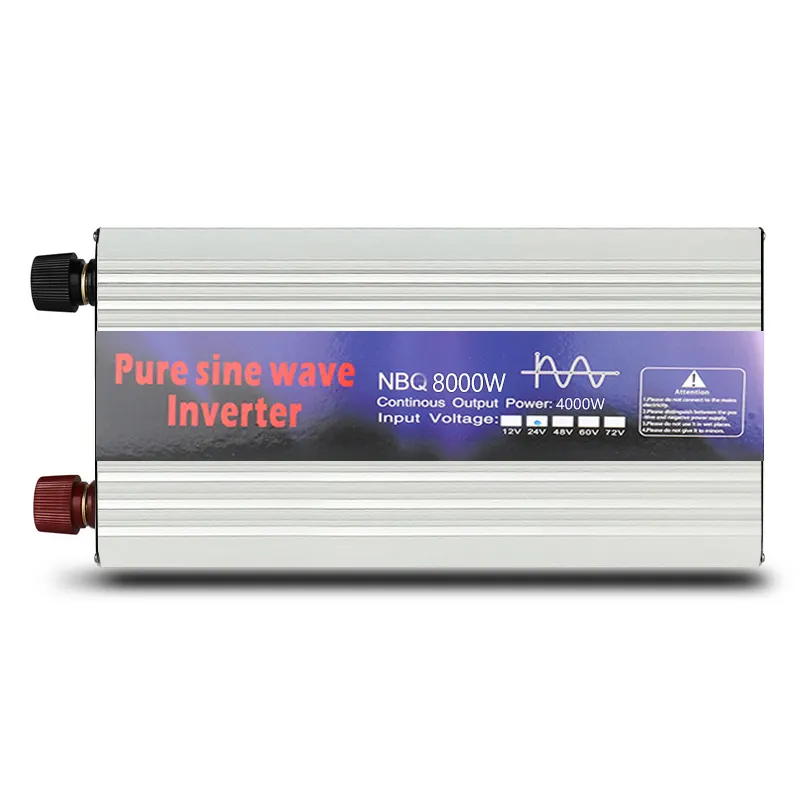 Pure Sine Wave Inverter 2kva 5kw 6kw 12kw 8000w Car Power Dc To Ac 12v 220v Off Grid Battery Converters Solar Panel Generator