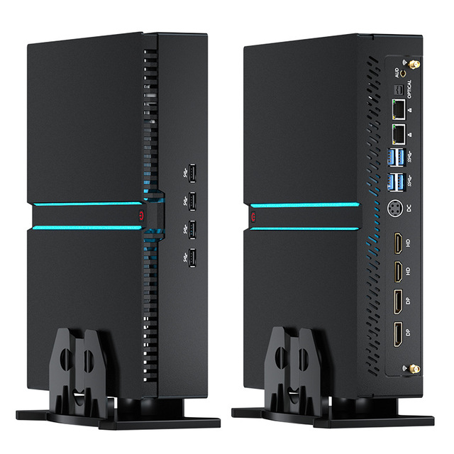 New 13th Gen Intel Core I7 Mini PC Industrial Gaming Computer DDR4 32GB SSD+HDD 2TB RTX4060 64GB Windows 11 4K
