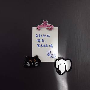 Autocollants magnétiques modernes pour réfrigérateur, en acrylique, avec figurines de personnages de dessins animés, d'anime et d'animaux, style coréen Ins, pour réfrigérateur coréen moderne - Product Image 3