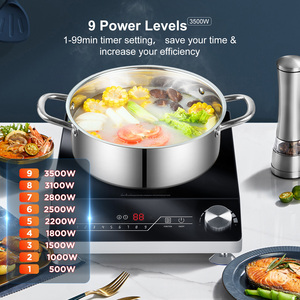 <span class=keywords><strong>Restaurante</strong></span> comercial o cocina casera uso 50Hz 60Hz 3500W Cocina de Inducción Midea incorporada - Product Image 2