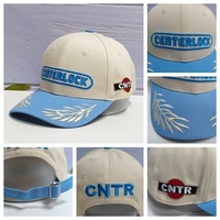 Gorra de Béisbol de Sarga de Algodón de 6 Paneles, Estructurada, con Visera Curva Ajustable, Bordado 3D, Cierre Metálico a Presión, Logotipo Bordado Personalizado