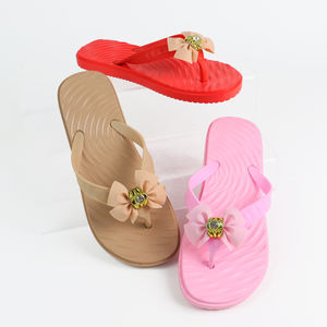 Chanclas planas superventas de fábrica, zapatillas de goma Hawai chappals babouche para mujer - Product Image 4