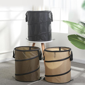 Thùng Rác Tái Sử Dụng Có Thể Gấp Lại 10/24/30 Gallon Ngoài Trời Cho Rác Thải Sân Và Rác Lá - Product Image 3