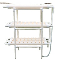 NFT système de tuyau hydroponique en PVC, kit de culture hydroponique pour la maison