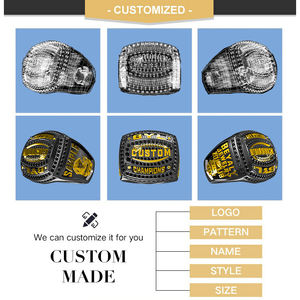 Anneaux turcs en acier inoxydable Victory de United State Group avec émeraude et strass - Product Image 3