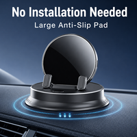 Support de téléphone pour console centrale de voiture avec charge sans fil et navigation, fixation automatique, chargeur adhésif en plastique