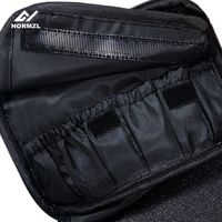 Sac de rangement cosmétique portable à fermeture éclair Oxford avec paillettes, organiseur, étui, trousse de toilette, pochette avec paillettes