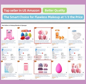 BS-MALL 14Pcs Mặt Foundationg Miếng Bọt Biển Thiết Lập Nhiều Màu Trang Điểm Pha Trộn Miếng Bọt Biển Biểu Tượng Tùy Chỉnh Thiết Lập Lỏng Bột Phun Trang Điểm Miếng Bọt Biển - Product Image 6