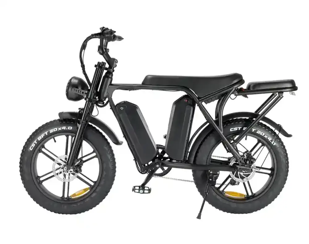 V8 Doppel batterie Version Ebike Mit Rücksitz Fatbike 500w