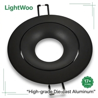 Focos MR16: Luminaria de Techo de Aluminio con Portalámparas GU10, Marco Moderno para Downlight Empotrado, Precio de Fábrica