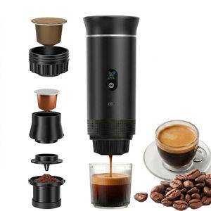 Portable Capsule <b>Coffee</b> <b>Machine</b> Mini Travel Espresso Maker USB Powered Fast Heating Cold and Hot Brewer Easy Carry for Travel - Product Image 1
