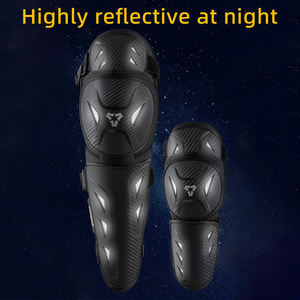 Protections de genoux et de coudes pour moto, <span class=keywords><strong>scooter</strong></span>, skateboard, cyclisme - Coussinets avec sangles réglables pour la sécurité à moto - Product Image 6