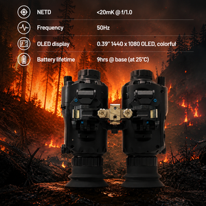 กล้องส่องทางไกลถ่ายภาพความร้อน WOLF6H 640x512 50Hz แบบติดศีรษะ สำหรับการล่าสัตว์และสังเกตการณ์สัตว์ป่า WOLF6H แบบติดศีรษะ - Product Image 3