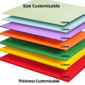 Papier cartonné multicolores 180 g/m², papier cartonné, papier coloré 180 g/m² A4, vente en gros - Product Image 5