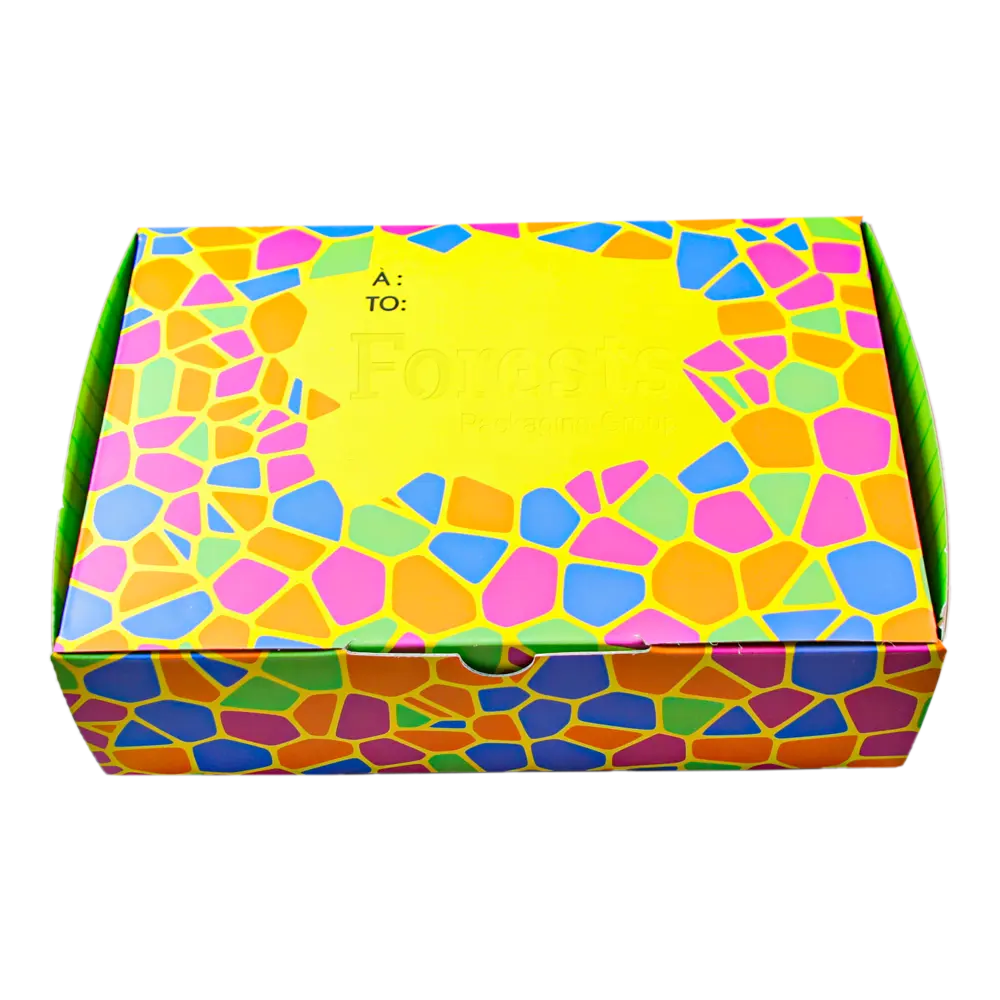 Boîte d'expédition OEM avec boîte en papier couleur vive Pantone boîte d'expédition blanche personnalisée avec logo personnalisé pour chaussures et vêtements