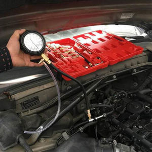 Fuel <strong>Injector</strong> Injection <strong>Pump</strong> Pressure Tester Gauge Kit for Car Truck Motorcycle 0-140PSI - Product Image 6