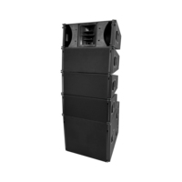 Équipement de sonorisation passif 2 voies 2*10 pouces Ferrite 1200W Line Array haut-parleurs pour scène événement église système de sonorisation