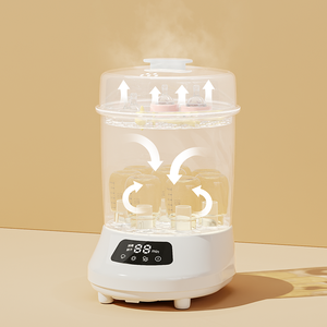 NCVI استعلام عالي 6 زجاجات صندوق تعقيم إلكتروني زجاجة أطفال ذكية منزلية مجفف - Product Image 3