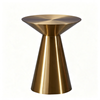 Table basse moderne et durable en métal de luxe, mobile, pour salle à manger et salon, usage domestique et hôtelier