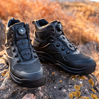 Botas de Trabajo de Seguridad JB9195 para Uso Industrial, Cómodas, Transpirables, Anti-Impactos, Resistentes a Pinchazos, con Puntera de Acero, Antideslizantes y Suaves