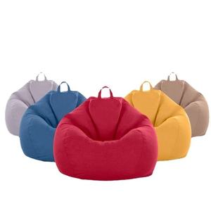 Funda <span class=keywords><strong>para</strong></span> sofás grandes y perezosos, sillas de tela de lino, tumbona, asiento, PUF, <span class=keywords><strong>puff</strong></span>, sofá, Tatami, sala de estar, PUF - Product Image 3