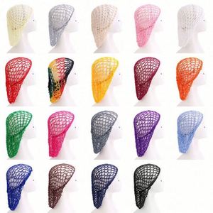 En gros, filet à cheveux respirant personnalisé, tendance, en maille douce en polyester tricoté au crochet, pour dormir, accessoire de coiffure - Product Image 2