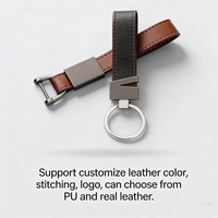 Fabricant chinois de porte-clés en cuir personnalisés avec logo, design créatif et coloré, en alliage de zinc, de haute qualité et durables