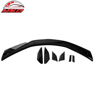 Convient pour Chevrolet Corvette C8 Stingray 2020-2026 Aileron de coffre style High Wing Noir brillant - Product Image 5
