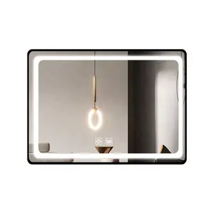 Design Hotel LED Backlit光ミラー/Wall Mounted Smart Led Mirrorキャビネットカスタムメイドのサイズ