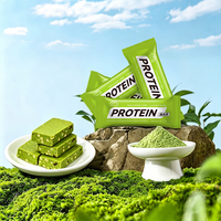 Mini Cube Protein Bar with Soy Whey Protein Green Tea Matcha Quinoa Blackcurrant Private Label OEM