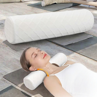 Oreiller cervical en mousse à mémoire de forme, oreiller de soutien, oreiller rond pour le cou, soutien pour dormir, oreiller de soutien pour lit