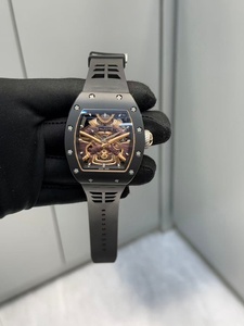 นาฬิกาตูร์บิญองคุณภาพสูง ดีไซน์ใหม่ กันน้ำ ระบบอัตโนมัติ ลายแกะสลักซามูไร - Product Image 3