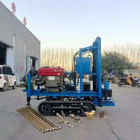 Machine de forage de puits d'eau automatique 100m 200m, hydraulique sur chenilles, prix de vente