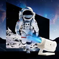 Projecteur de galaxie 3D, 60 scènes, lampe de projection d'étoiles holographique, télécommande, mini planétarium HD, veilleuse pour cadeau d'anniversaire ou de Noël