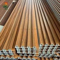 Panel de Pared Exterior de WPC Impermeable para Exteriores, Revestimiento Exterior para Jardín, Muestra Disponible
