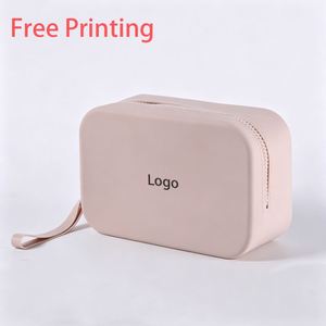Large Capacity Portable Travel for Toiletry Bag Fashion Simple Design Cosmetic Jewelry Storage <b>Silicone</b> Bag <b>Waterproof</b> - Product Image 1